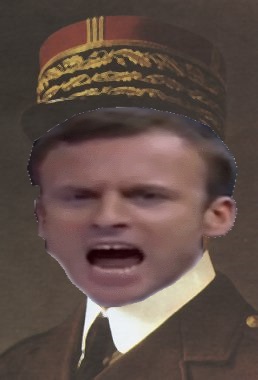 Macron Vichy Blank Meme Template