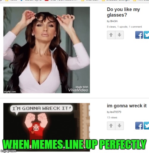 WHEN MEMES LINE UP PERFECTLY | made w/ Imgflip meme maker