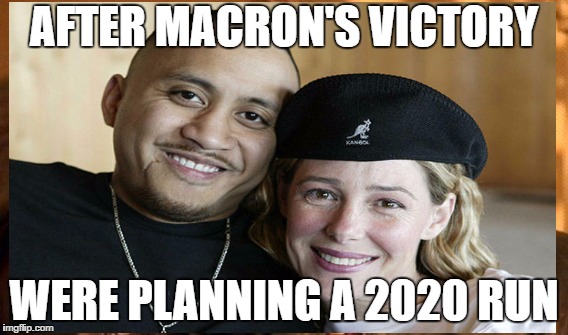 mary kay Letourneau and French Pres Macron | AFTER MACRON'S VICTORY; WERE PLANNING A 2020 RUN | image tagged in macron | made w/ Imgflip meme maker