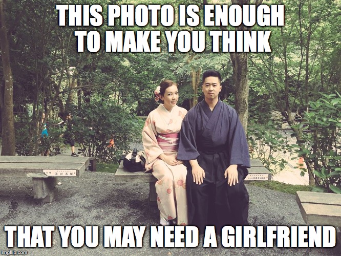 Mychonny and His GIrlfriend | THIS PHOTO IS ENOUGH TO MAKE YOU THINK; THAT YOU MAY NEED A GIRLFRIEND | image tagged in mychonny,girlfriend,memes | made w/ Imgflip meme maker