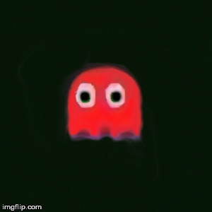 blinky pac man | .    . | image tagged in blinky pac man | made w/ Imgflip meme maker