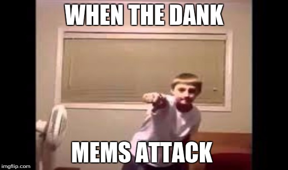 kid whiping  | WHEN THE DANK; MEMS ATTACK | image tagged in memes | made w/ Imgflip meme maker