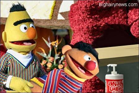 High Quality Ernie and Bert gay Blank Meme Template
