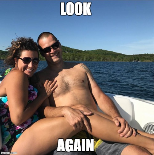 How lude... | LOOK; AGAIN | image tagged in memes,look again,on a boat,sexy | made w/ Imgflip meme maker