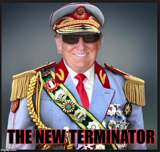 Beware 'Swamp Dwellers' there is a new Terminator in town | THE NEW TERMINATOR | image tagged in trump,donald trump approves,fbi director james comey,james comey,terminator,drain the swamp | made w/ Imgflip meme maker