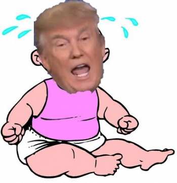 High Quality Crybaby Trump Blank Meme Template