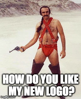 sean connery | HOW DO YOU LIKE MY NEW LOGO? | image tagged in sean connery | made w/ Imgflip meme maker