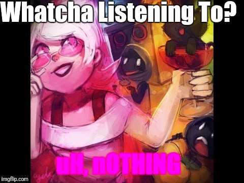 When you listen to Pumpkin Party in Sea Hitler's Water Apocalypse. | Whatcha Listening To? uH, nOTHING | image tagged in homestuck | made w/ Imgflip meme maker