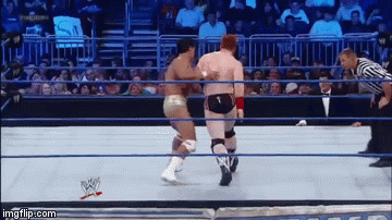 Down for the Moment | image tagged in gifs,april 2012,ricardo rodriguez,alberto del rio,sheamus | made w/ Imgflip video-to-gif maker
