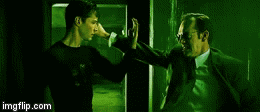Fighting for that last empty seat on the train | image tagged in gifs,keanu reeves | made w/ Imgflip video-to-gif maker