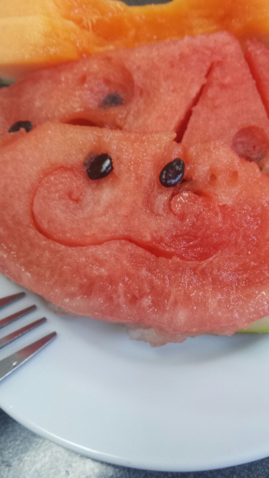 High Quality Watermelon Smile Blank Meme Template