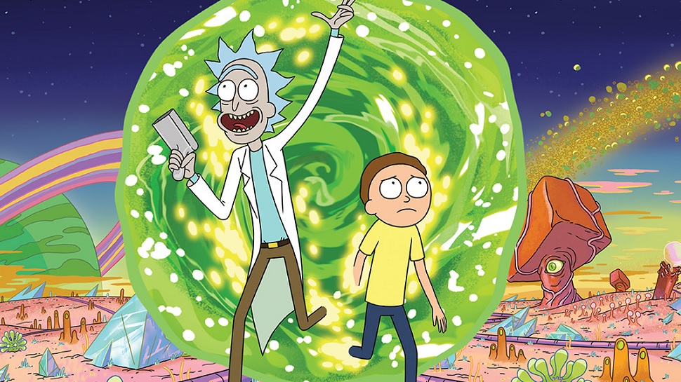 Rick and Morty Portal Blank Meme Template