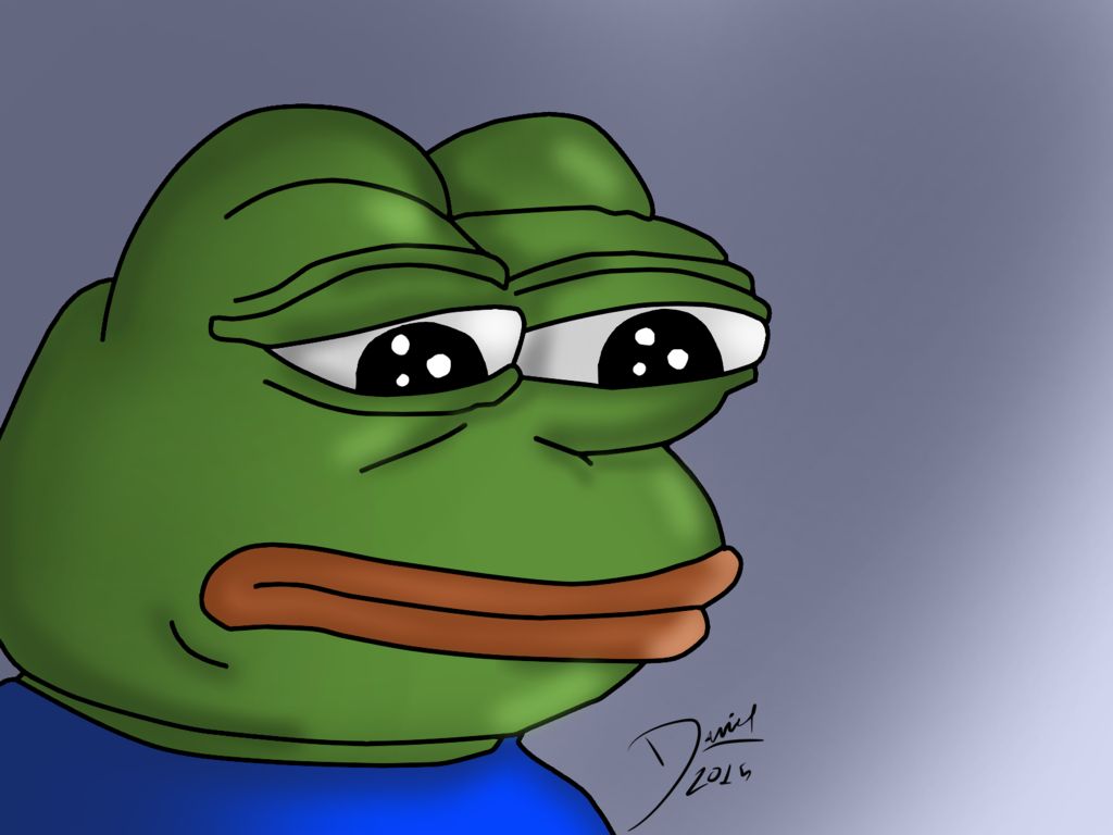 Pepe sad frog Blank Meme Template