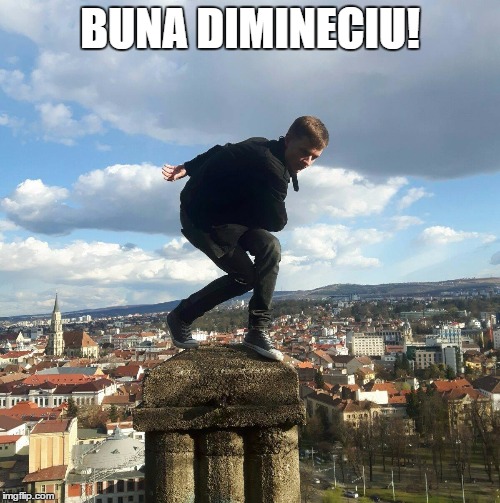 neciu | BUNA DIMINECIU! | image tagged in neciu,morning | made w/ Imgflip meme maker