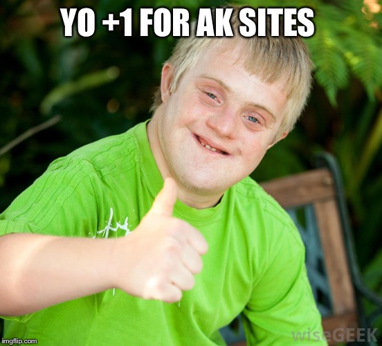 YO +1 FOR AK SITES | image tagged in chromie homie | made w/ Imgflip meme maker