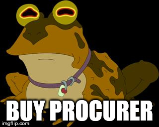 Hypnotoad | BUY PROCURER | image tagged in hypnotoad | made w/ Imgflip meme maker