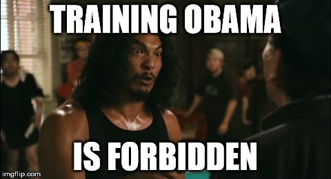 wilo | TRAINING OBAMA IS FORBIDDEN | image tagged in wilo | made w/ Imgflip meme maker