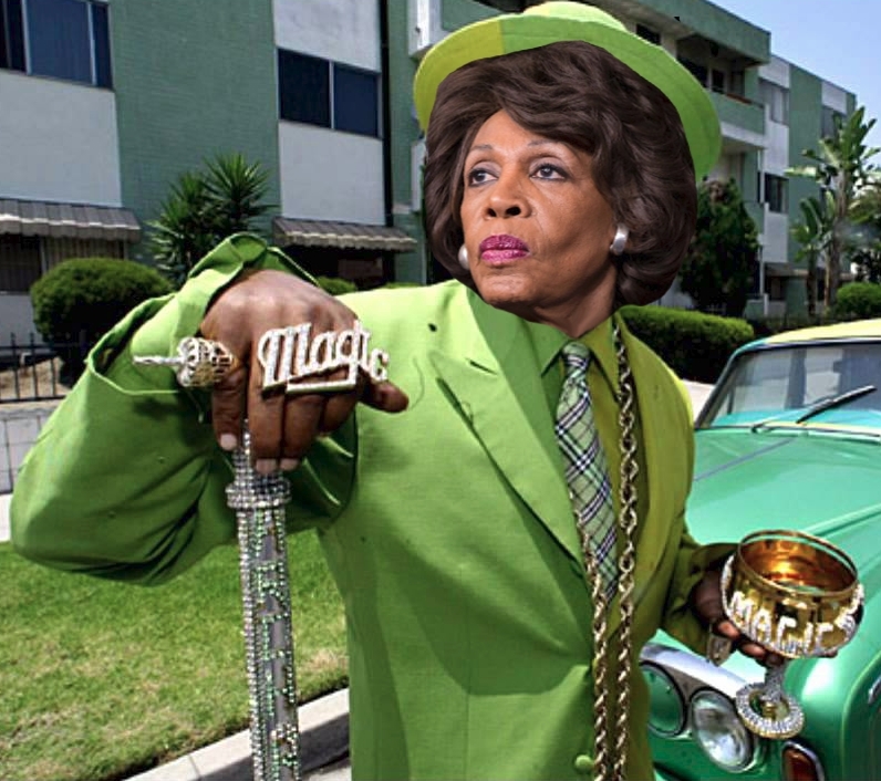 Maxine Waters Poverty Pimp Blank Meme Template