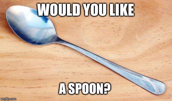 Would You Like a Spoon? | WOULD YOU LIKE; A SPOON? | image tagged in grumpy cat,grumpy cat christmas | made w/ Imgflip meme maker