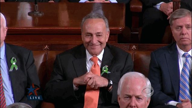 Chuck Schumer Creepy Blank Meme Template