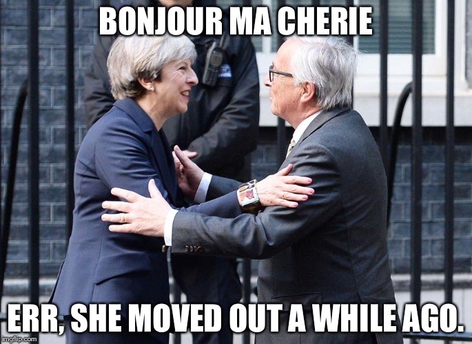 BONJOUR MA CHERIE; ERR, SHE MOVED OUT A WHILE AGO. | image tagged in michelle | made w/ Imgflip meme maker