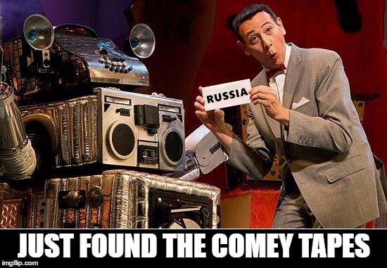 Leaking Comey | JUST FOUND THE COMEY TAPES | image tagged in james comey,jim comey,russia,trump,president,taped | made w/ Imgflip meme maker