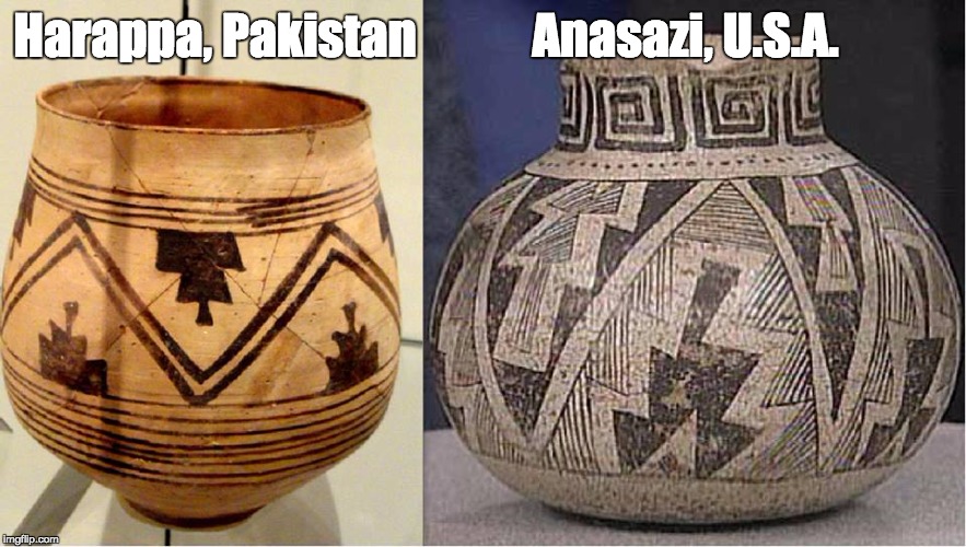 Harappa, Pakistan            Anasazi, U.S.A. | image tagged in meme | made w/ Imgflip meme maker