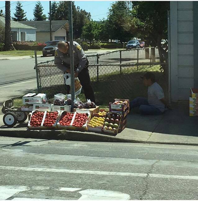 Fruit vendor Blank Meme Template