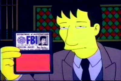 High Quality Simpsons Mulder Blank Blank Meme Template