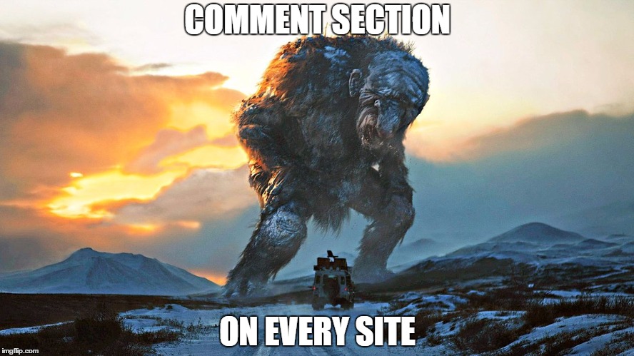 COMMENT SECTION; ON EVERY SITE | image tagged in internet trolls,trolls,trollhunter | made w/ Imgflip meme maker