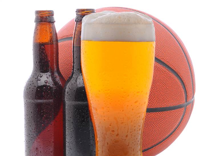 High Quality Basketball & beer Blank Meme Template