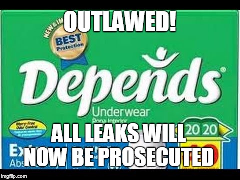 No more leaks! That means you grandma and grandpa | OUTLAWED! ALL LEAKS WILL NOW BE PROSECUTED | image tagged in leaks,funny memes | made w/ Imgflip meme maker