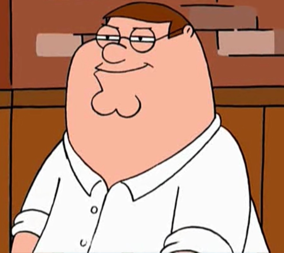 High Quality Sly Peter Griffin Blank Meme Template