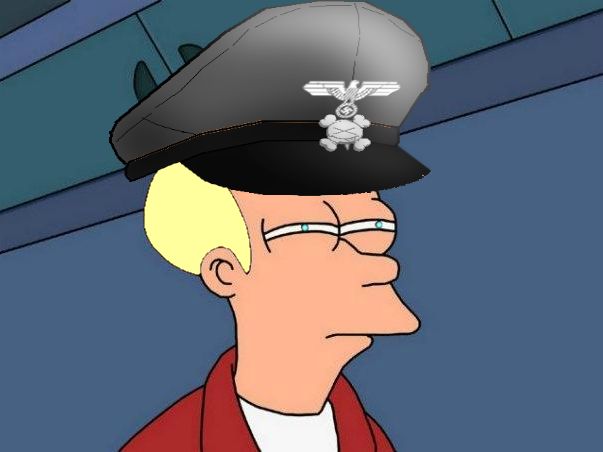 Futurama Fry nazi Blank Meme Template