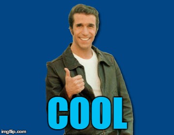 the Fonz | COOL | image tagged in the fonz | made w/ Imgflip meme maker
