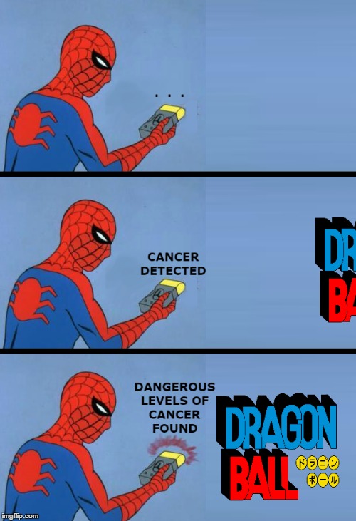 Spiderman and His Cancer Detector | image tagged in dragonball,memes,funny,so true memes | made w/ Imgflip meme maker