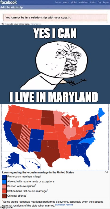 YES I CAN; I LIVE IN MARYLAND | image tagged in y u no | made w/ Imgflip meme maker