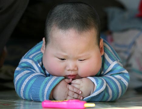 High Quality fat asian baby Blank Meme Template