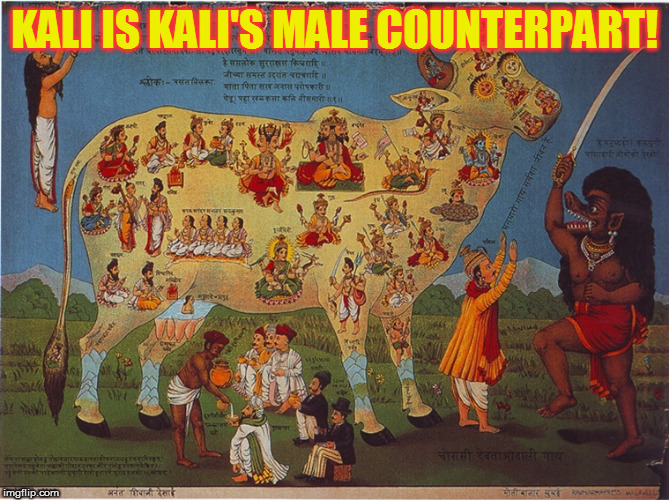 KALI IS KALI'S MALE COUNTERPART! | image tagged in kedar joshi | made w/ Imgflip meme maker