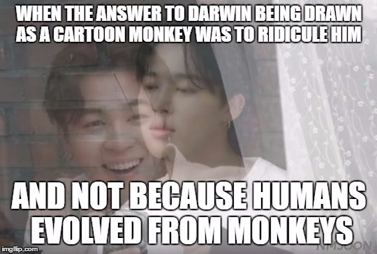 When the Answer to Darwin Being Drawn as a Cartoon Monkey was to Ridicule him and Not Because Humans Evolved from Monkeys | image tagged in biology,exams | made w/ Imgflip meme maker