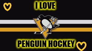 Pittsburgh Penguins |  I LOVE; PENGUIN HOCKEY | image tagged in pittsburgh penguins | made w/ Imgflip meme maker