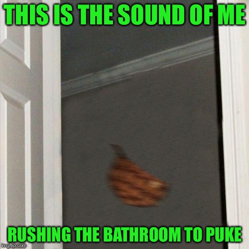 THIS IS THE SOUND OF ME RUSHING THE BATHROOM TO PUKE | made w/ Imgflip meme maker
