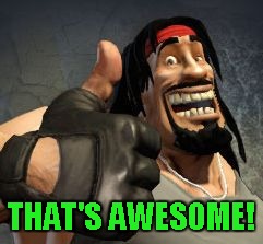 Upvote | THAT'S AWESOME! | image tagged in upvote | made w/ Imgflip meme maker