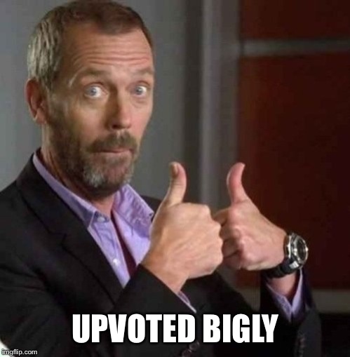 UPVOTED BIGLY | made w/ Imgflip meme maker
