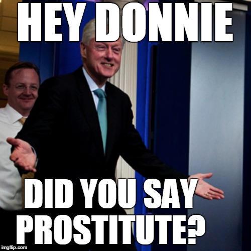 HEY DONNIE DID YOU SAY PROSTITUTE? | made w/ Imgflip meme maker