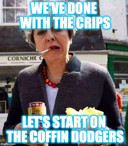 strong and stable? | WE'VE DONE WITH THE CRIPS; LET'S START ON THE COFFIN DODGERS | image tagged in tm as lout,death star | made w/ Imgflip meme maker