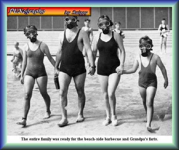 It looks like this family is ready for summer | THE ENTIRE FAMILY WAS READY FOR THE BEACH-SIDE BARBECUE AND GRANDPA'S FARTS. | image tagged in summer,beach,barbecue,farts,memes,grandpa | made w/ Imgflip meme maker