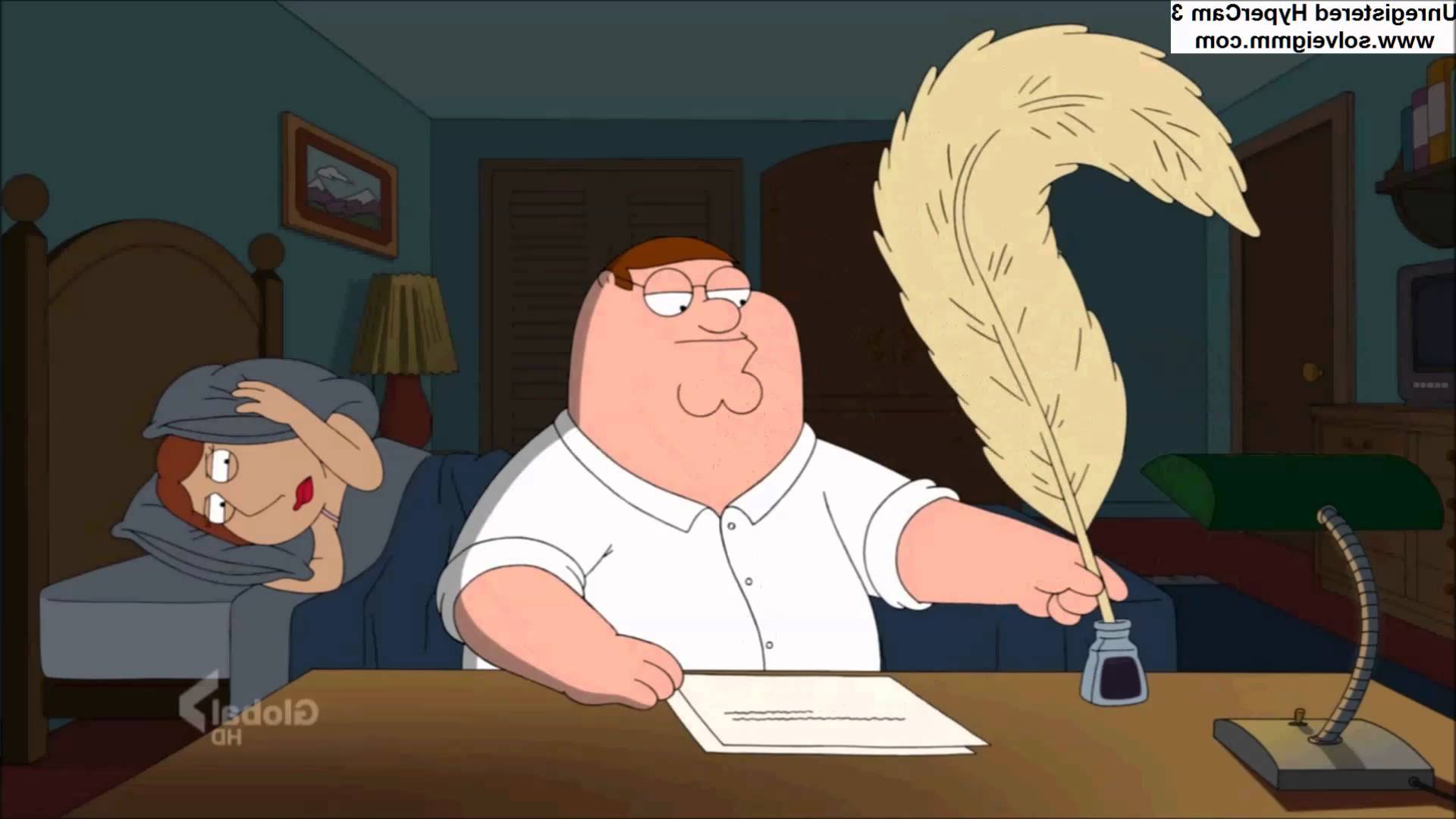 Peter Griffin writes Blank Meme Template