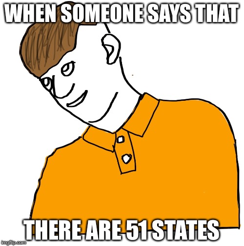 Really? | WHEN SOMEONE SAYS THAT; THERE ARE 51 STATES | image tagged in really | made w/ Imgflip meme maker