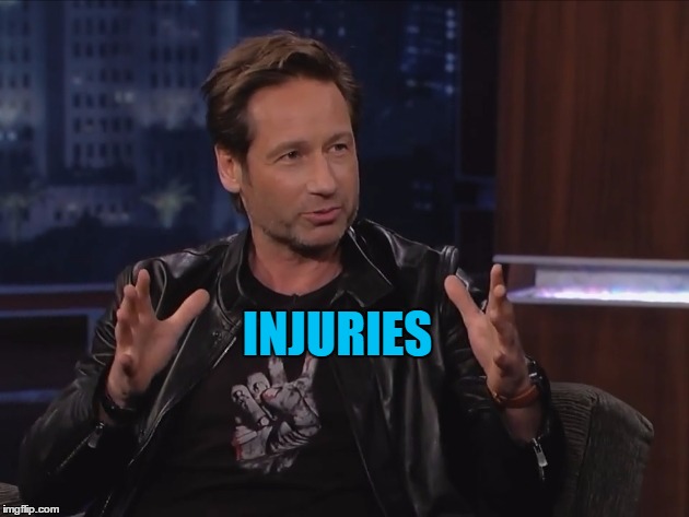 INJURIES | made w/ Imgflip meme maker